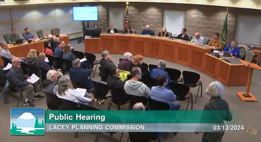 Various stakeholders voiced their opinions on the potential changes to the Neighborhood Commercial Zoning District during the Lacey Planning Commission's public hearing on March 13, 2024.