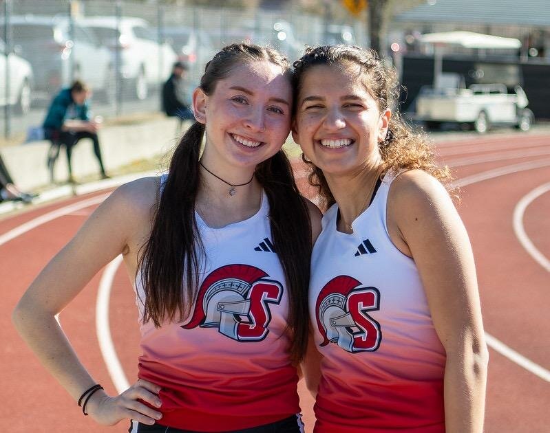 Cassidy Walchak-Sloan and Alisha Saucedo are expected to represent the Saints at various distance running events in the GNAC Championships.