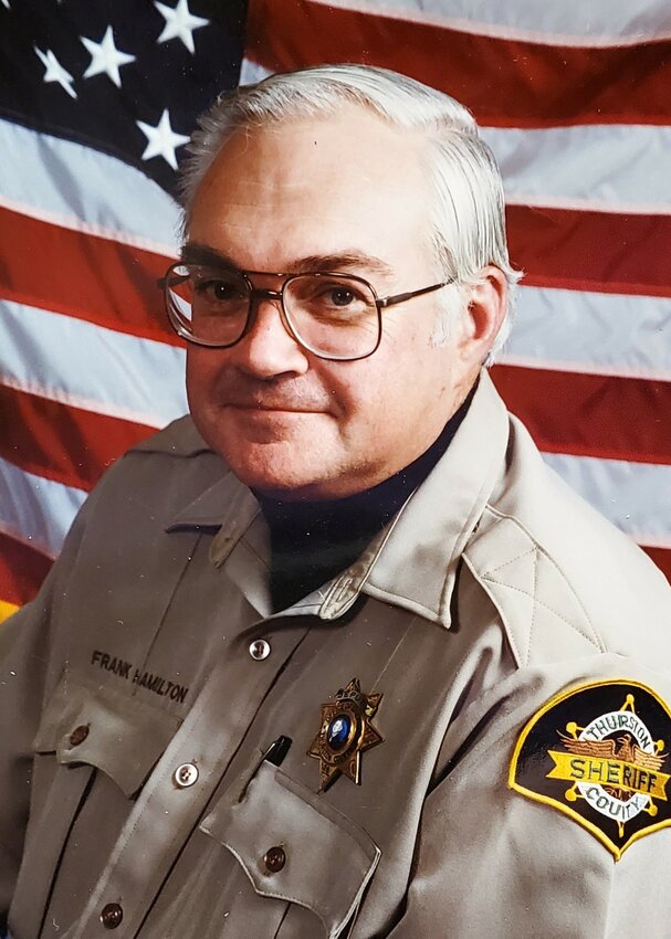 Frank Hamilton in his Thurston County Sheriff's Deputy uniform.