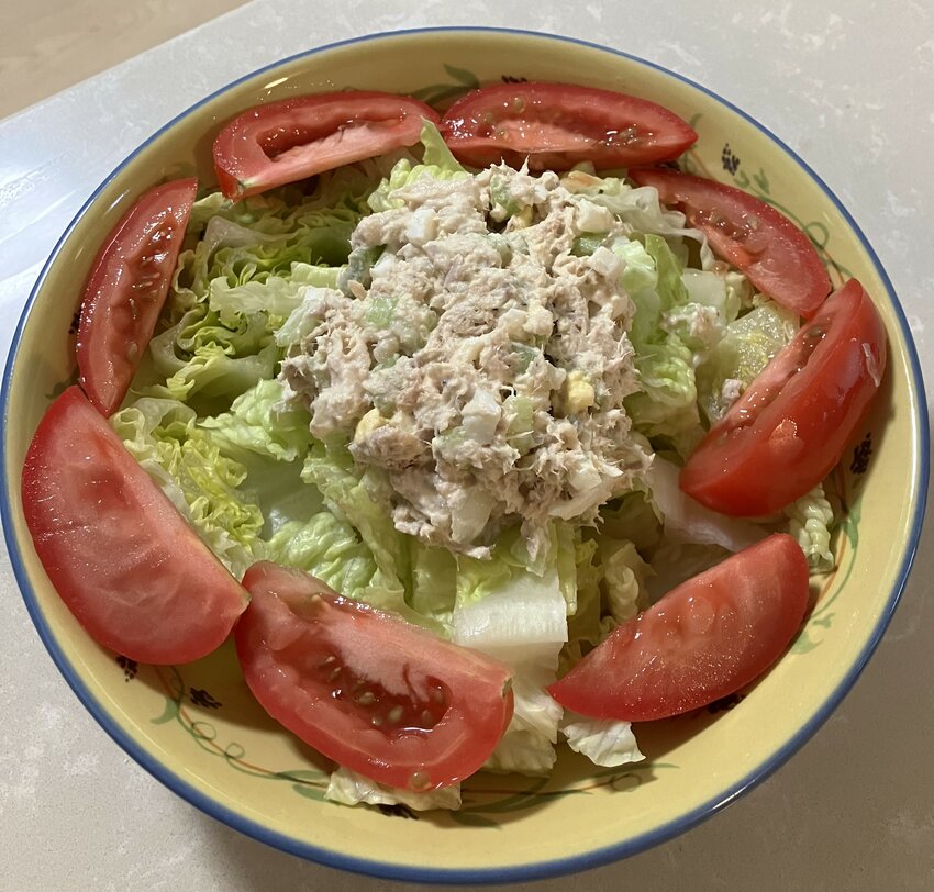 Shannon's Deli-Style Tuna Salad makes a great dinner salad.