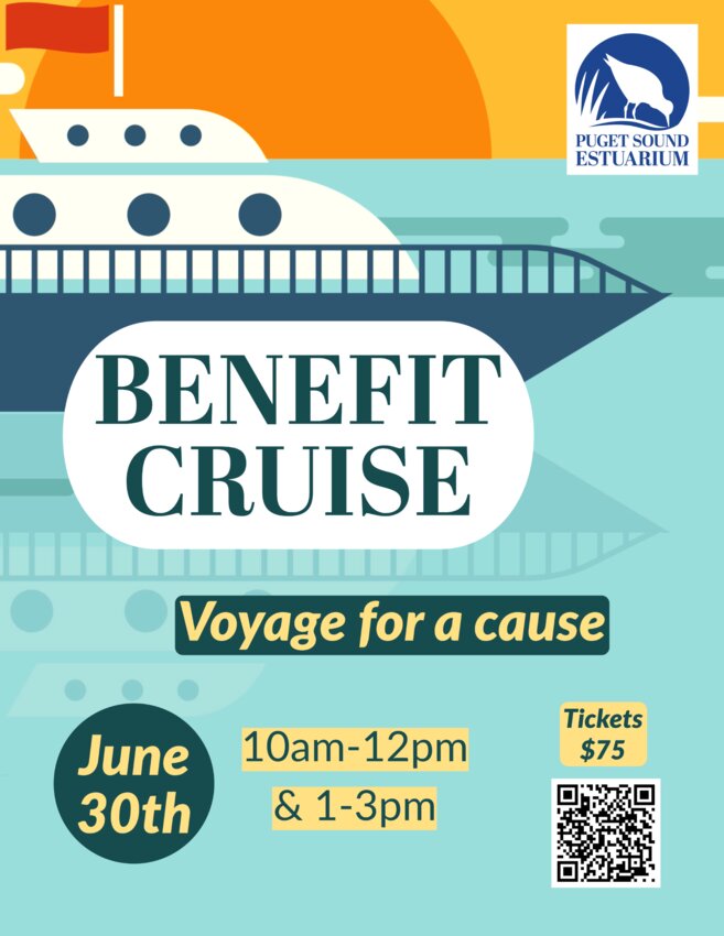 Join Puget Sound Estuarium&rsquo;s Annual Benefit Cruise on June 30 to explore the diverse estuary ecosystem while enjoying delicious snacks and refreshments.