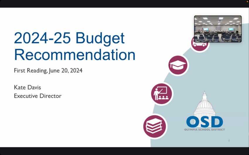 On Thursday, June 20, 2024, the Olympia School District held the first reading of the next school year&rsquo;s budget.