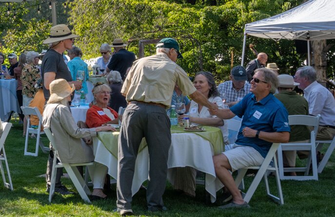 This is a glimpse of the fun had by those who attended Capitol Land Trust's Summer Social in 2023.