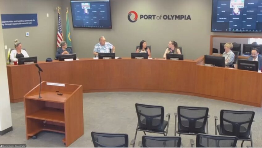 The Port of Olympia Commission held a meeting on July 8.