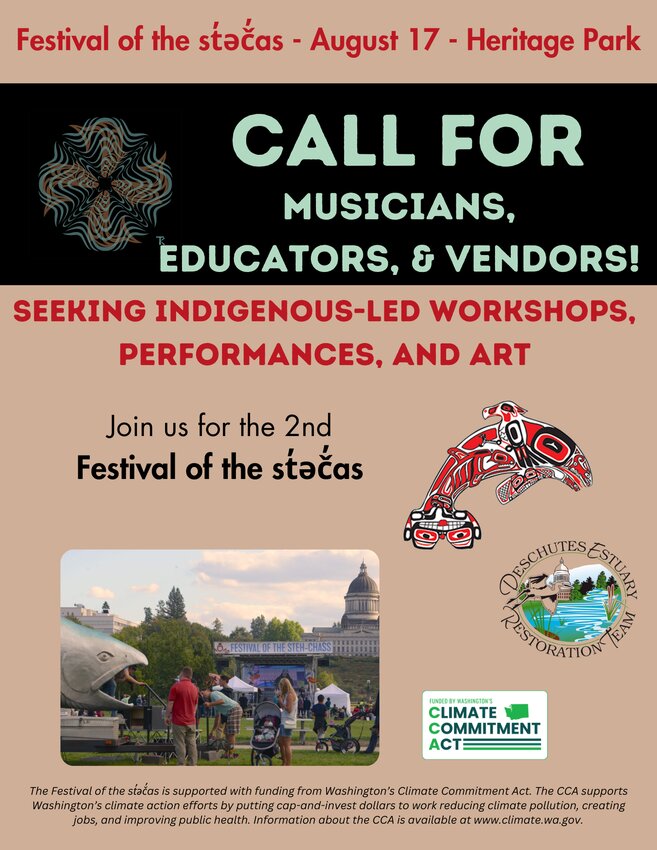 The 2nd Festival of the st̓əč̓as (Steh-Chass) on August 17 is looking for interested volunteers.