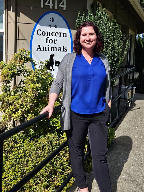 This is Amy Geier, the Outreach and Development Coordinator for Concern for Animals.