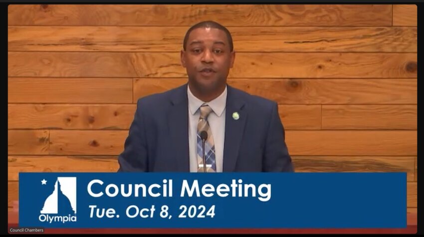 Olympia City Mayor Dontae Payne describes the interlocal agreement as historic as multiple government entities come together to restore Capitol Lake to its natural state. 