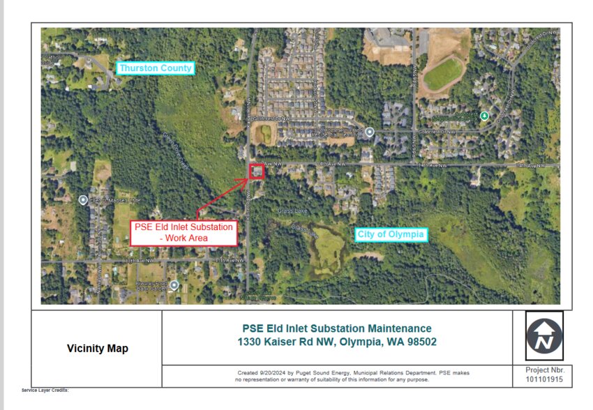 The Olympia Site Plan Review Committee hears a proposal to rebuild and expand Puget Sound Energy's Eld Inlet Substation. 