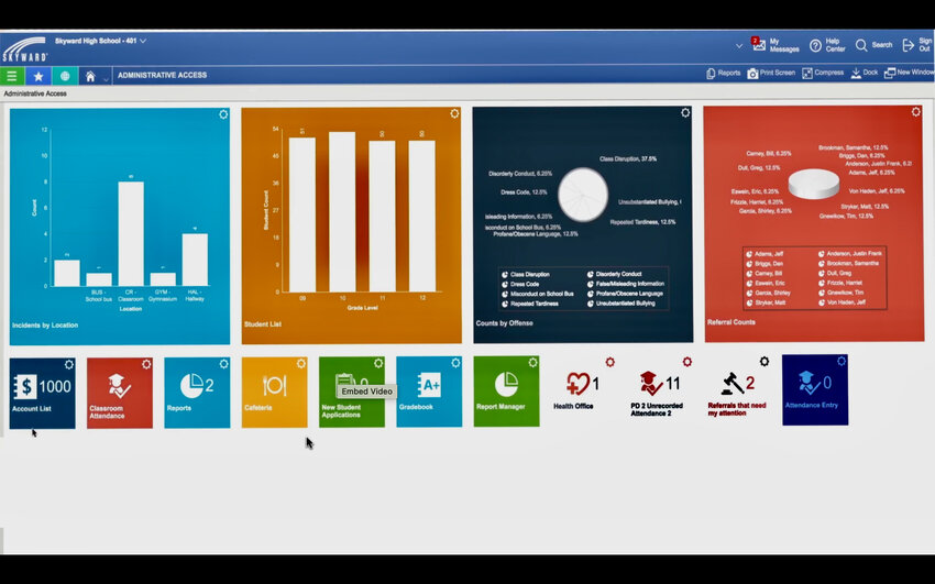 Qmlativ is the latest version of Skyward&rsquo;s Educational Management System.  The Olympia School District utilizes Skyward for grading, attendance, transcripts, payroll, staffing, lunch services and other programs.