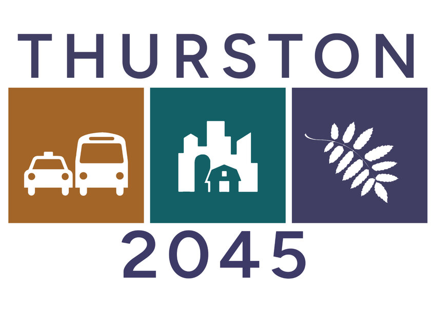 Thurston 2045 comprehensive plan logo.