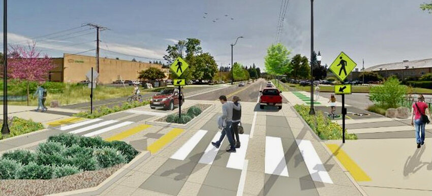 A rendering of the Fones Road Corridor Project in Olympia.