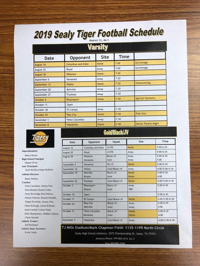 Sealy football season tickets go on sale soon Katy Times
