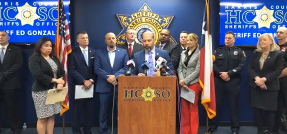 Harris County Sheriff&rsquo;s Office Captain Chris Sandoval briefed news outlets at 10 a.m. Jan. 18 regarding the outcome of Operation Kickoff 2020 &ndash; a human trafficking sting that netted 30 arrests and rescued at least six women from forced prostitution.