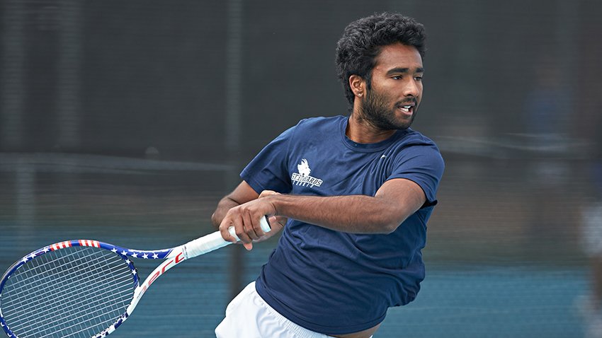 In just over a year of playing tennis for the St. Edward&rsquo;s Hilltoppers, Tompkins alum Anish Sriniketh garnered Intercollegiate Tennis Association (ITA) Rookie of the Year, Heartland Conference Freshman of the Year as well as All-Heartland First-Team honors for his 2019 season. He was also the conference&rsquo;s Player of the Week four times and made the Heartland Conference President&rsquo;s Honor Roll for the Fall 2018 and Spring 2019 semesters.
