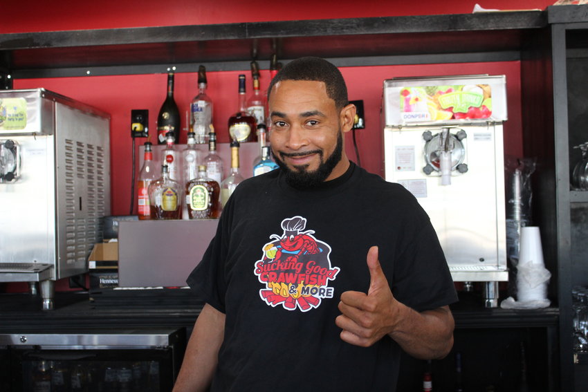 Tony Washington is the owner of Sucking Good Crawfish, a local restaurant that offers authentic Cajun cuisine.