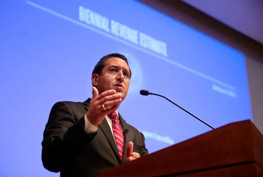 On Monday, Comptroller Glenn Hegar announced the economic blow from the coronavirus pandemic had created a large shortfall in the budget. The coronavirus pandemic and low oil prices are driving down projected general revenue in the state's current budget by more than $11 billion.