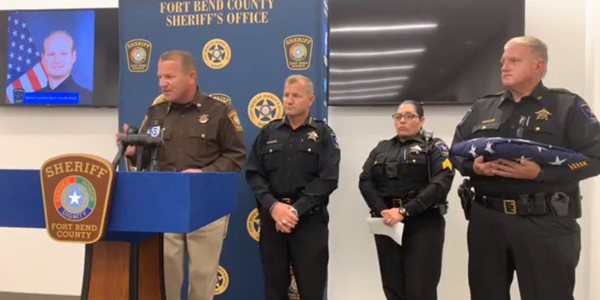 Fort Bend County Sheriff Troy Nehls and his brother Fort Bend County Constable for Precinct 4 Trever Nehls deliver announce the incident which lead to the shooting death of Caleb Rule in the early morning hours of May 29.