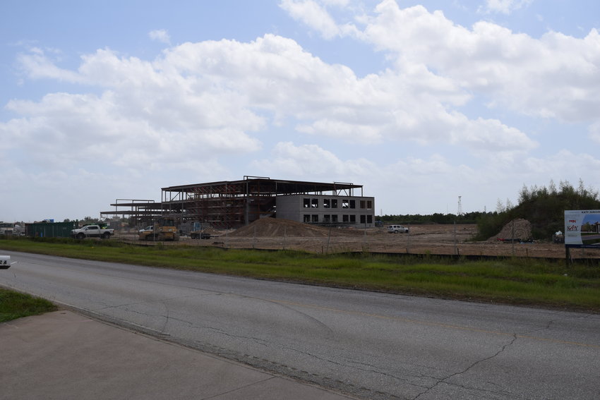 Construction is well underway on Katy Junior High No. 17. The new facility has a budget of more than $60 million that was approved by voters in a 2017 bond election. The facility is located in the southeastern corner of the intersection of Katy Hockley Road and Clay Road. District staff have said the new campus is necessary as development continues to push the district&rsquo;s student body growth over the next several years.