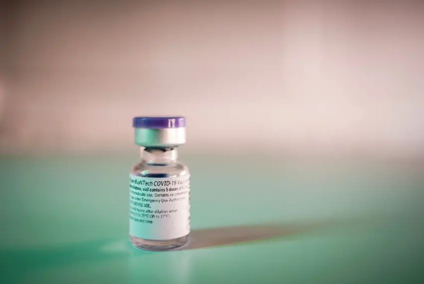 A dose of the COVID-19 vaccine by BioNTech and Pfizer. The governor said a vaccine could start arriving by mid-December. The state has said health care workers will be the first to receive voluntary vaccinations.