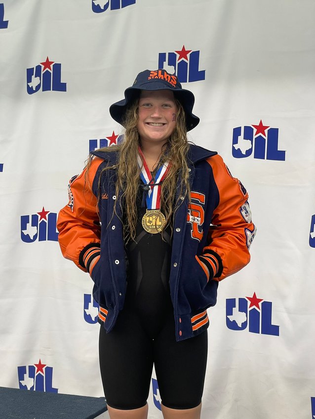 Seven Lakes senior Maddie Welborn was the only Katy ISD swimmer to medal at the UIL state swimming and diving championships in San Antonio, earning a bronze in the 200-yard freestyle and a fourth-place finish in the 100-yard freestyle.