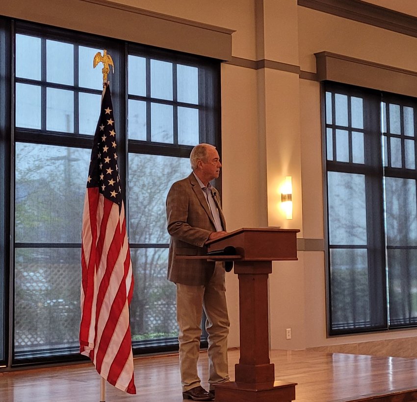 Katy Mayor Bill Hastings presented an update on the state of the city March 24. During the presentation, he praised city staff for their resiliency over the last year and said the city&rsquo;s finances had come out better than expected due to sales tax proceeds from curbside service, warehouses and big box stores.