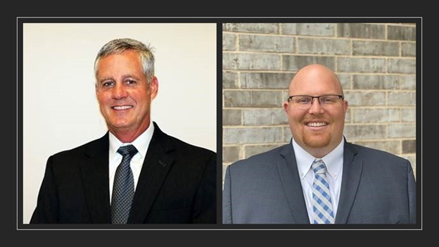 Katy ISD's Board of Trustees approved the appointments of Nathan Fuchs (left) as director of the district's Maintenance and Operations Department and Richard Merriman (right) as principal of Raines Academy during their Monday evening meeting.