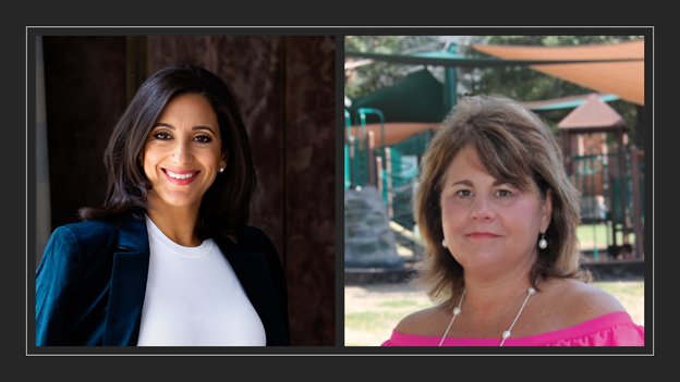 Rania Mankarious (left) is the CEO of Crime Stoppers Houston. Maurine Molak (right) is the co-founder of David&rsquo;s Legacy Foundation, a nonprofit advocacy organization dedicated to eliminating cyber and other bullying.