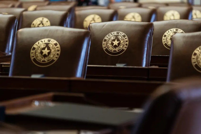 Chairs in the House Chamber at the Texas Capitol on June 21, 2021. Abbott&rsquo;s office did not specify what legislative priorities will be included on the special session agenda and said in an advisory that such items &ldquo;will be announced prior to the convening of the special session.&rdquo;