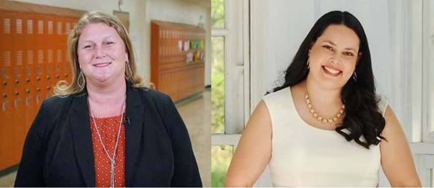 Gina Cobb (left) has been named as the new principal for Mayde Creek High School while Norma Veguilla-Martinez will take the principal's seat at Memorial Parkway Elementary. Both have extensive backgrounds in education.
