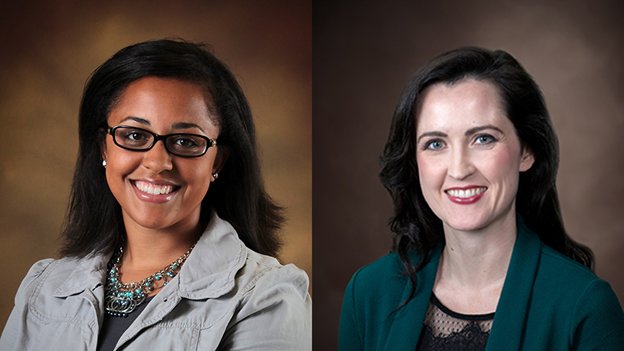 Drs. Elise Hendricker (left) and Viola Shannon (right), both associate professors at the University of Houston-Victoria, worked over the last year to collect the data and materials to help the university&rsquo;s School Psychology program earn national accreditation through the National Association of School Psychologists. The accreditation covers all UHV campuses, including the one in Katy.