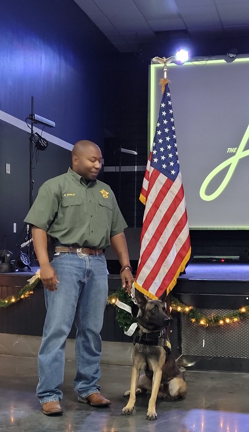 Waller County Sheriff&rsquo;s Office Deputy D&rsquo;Arrell Mosley is the lead trainer for the WCSO K9 unit. His canine partner is Danny, a 3-year-old Malinois and German Shepherd mix. Mosley got his start working with dogs as a member of the U.S. military.