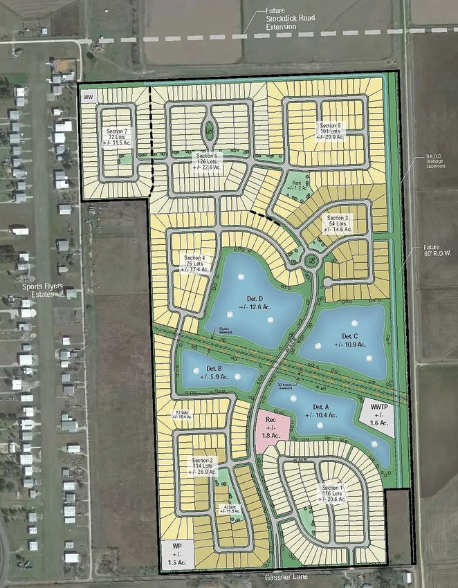 Bold Fox Development is developing a 215-acresubdivision north of Brookshire, which it is naming La Segarra. Houses are expected to be ready in 2024.