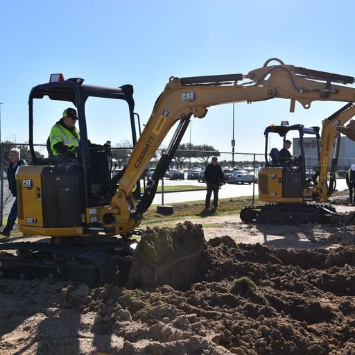 William, a 14-year-old from Madison, Wis., shows his machinery skills during a private Jan. 13 visit to the Dig World construction theme park at Katy Mills Mall. William&rsquo;s visit to Texas came courtesy of Make-A-Wish Texas Gulf Coast and Louisiana.