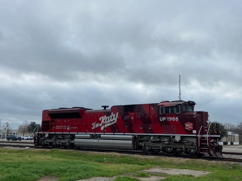 For the Jan. 14 celebration of the Katy Depot&rsquo;s 125th anniversary, Union Pacific Railroad sent the famous M-K-T heritage locomotive to the festivities.