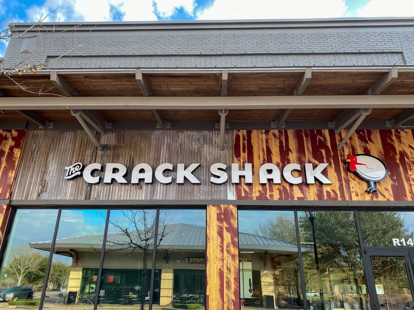 The Crack Shack, a chicken restaurant, is set to open this month at LaCenterra at Cinco Ranch.