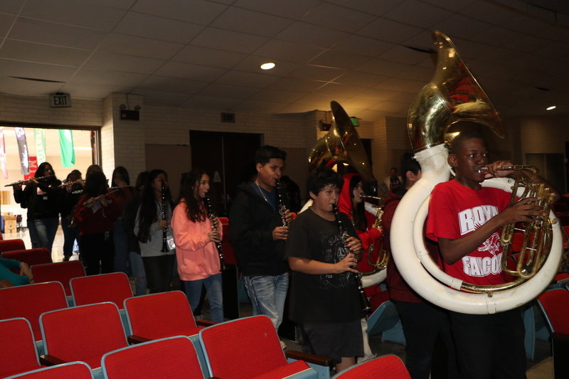 Royal Junior High held its Black History Month celebration Feb. 27. The event included local presenters and performers, the Royal Sound Machine, the Jazzettes and others.
