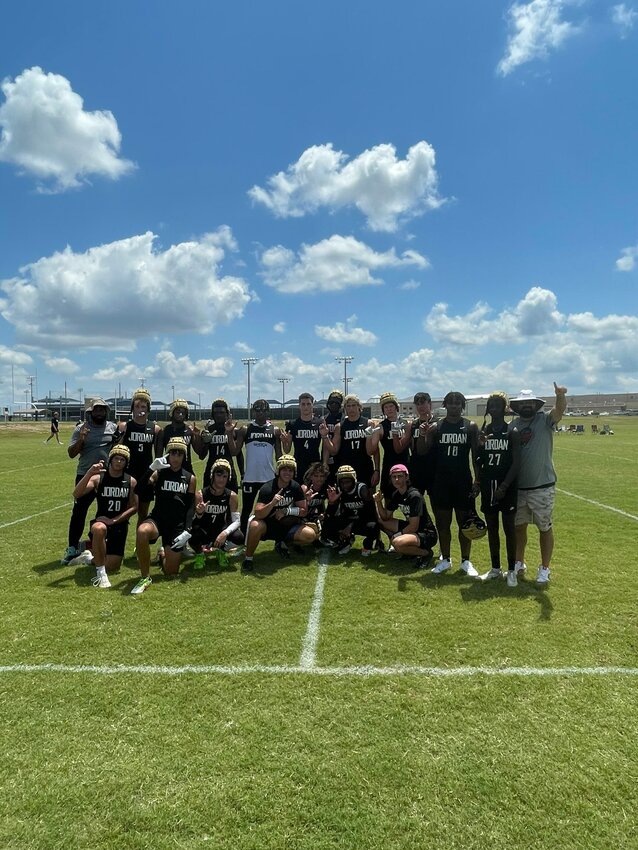 Jordan qualified for the state 7-on-7 tournament at the Tompkins tournament.