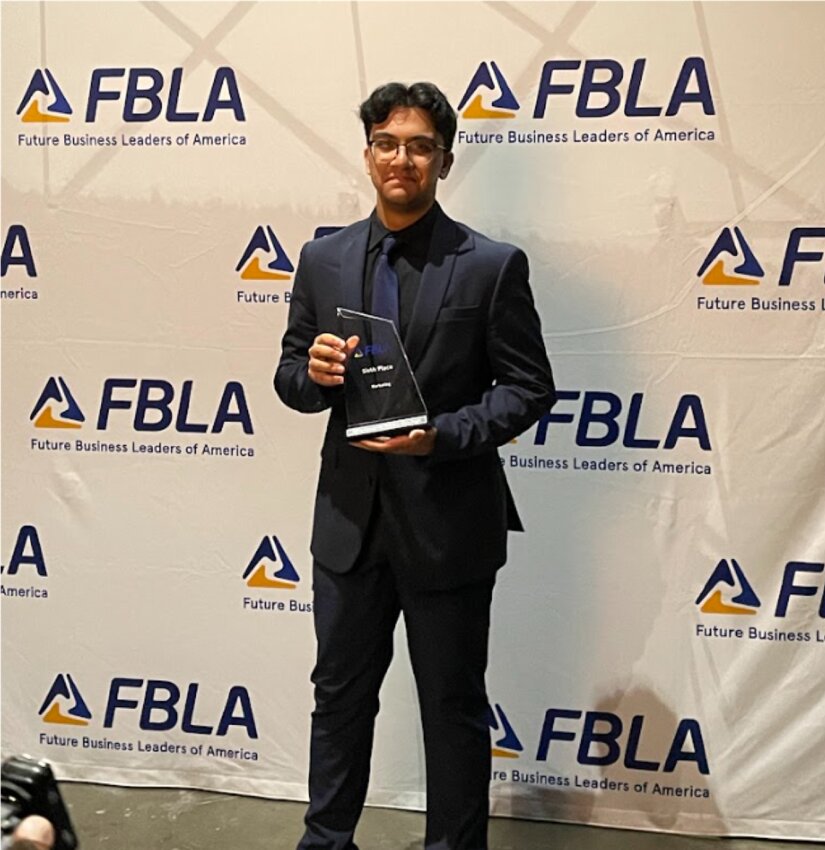 Rishabh Chowdhury was awarded 6th place in the Marketing event
