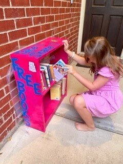 Elementary school student Annie Wallace started a &ldquo;little library&rdquo; at her home in order to provide access to books that are no longer available at her school library.