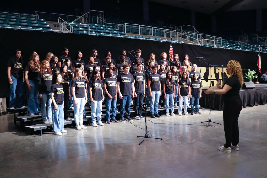 The Jordan High School choir performed the national anthem and &ldquo;What a Wonderful World&rdquo; at the &ldquo;State of the District&rdquo; breakfast at the Merrell Center on October 20th.