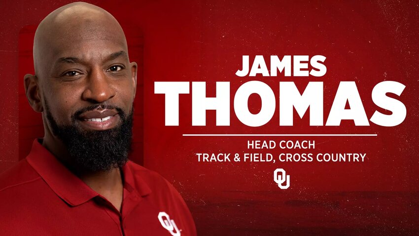 Mayde Creek graduate James Thomas was named the head track and field coach at the University of Oklahoma