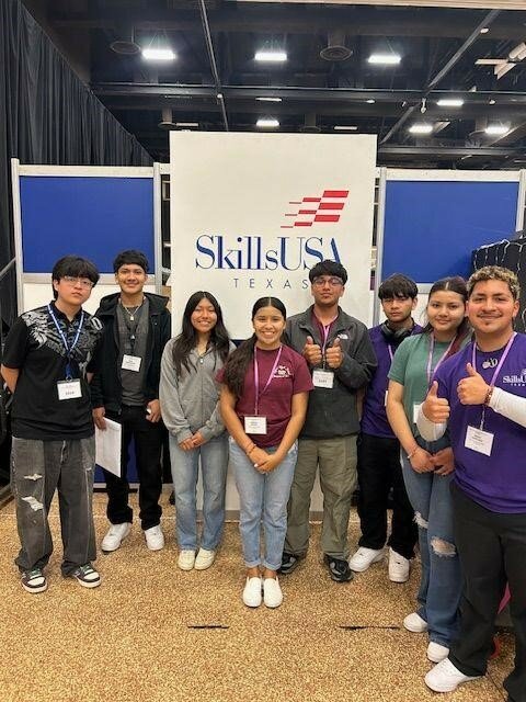 Students from Royal High School traveled to Corpus Christi in early April to compete at the state level in the SkillsUSA contest.
