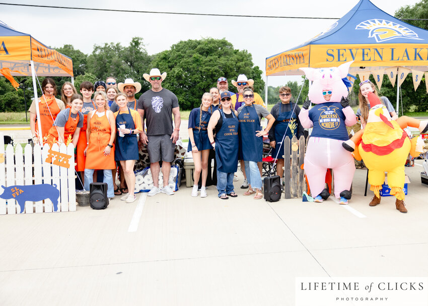 Seven Lakes High School was awarded first place overall at the April 20th Chili Cook-off by the panel of judges, as well as being named the fan favorite, and the team also nabbed the honors for best decorated booth.