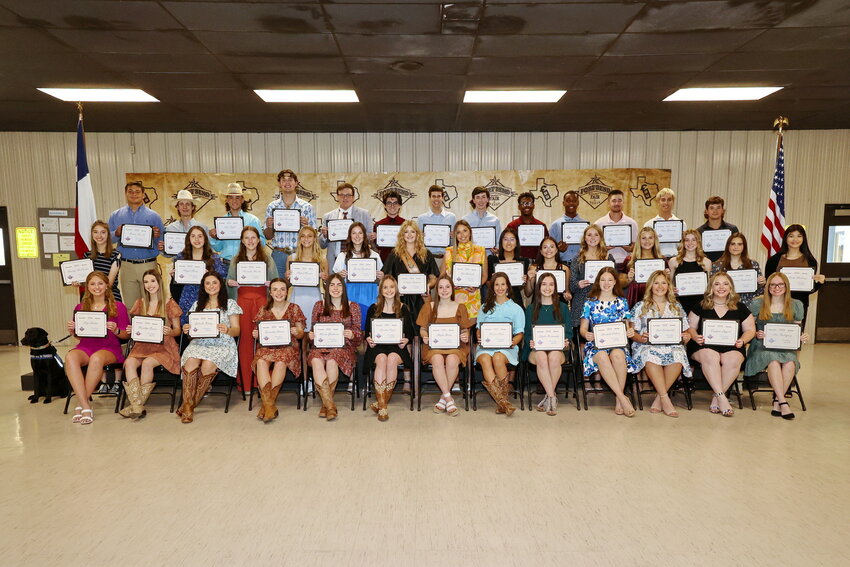 Fifty students from Fort Bend County received $5000.00 scholarships from the Fort Bend County Fair Association in late April.