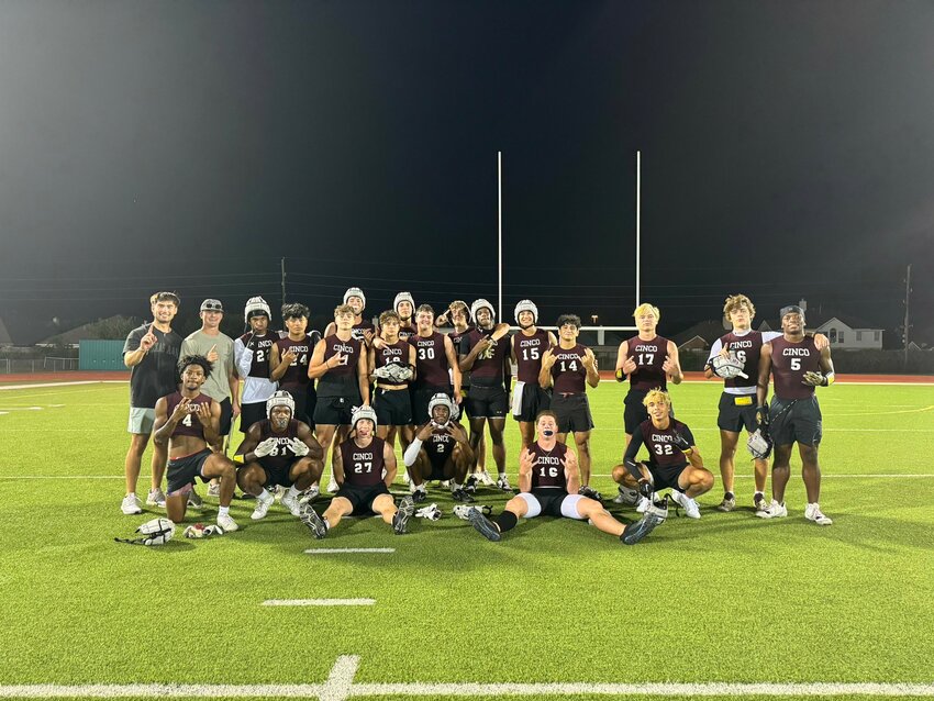 Cinco Ranch went undefeated at the Cy-Fair West State 7-on-7 Qualifying Tournament. Qualifying for state in the process.