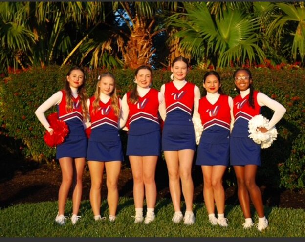 The following cheerleaders made the All American Team and represented Katy ISD&rsquo;s Memorial Parkway Junior High at Disney World&rsquo;s 2024 Thanksgiving parade. Pictured (left to right) are Arianna Ybanez, Rheagan Howe, Brooklyn Poss, Julia Walhof, Isabella Miranda and Rayne Harris. Two other cheerleaders who made All American Cheerleader but who did not travel to the event were Shelby Ruiz and Henley McTavish (not pictured). The criteria for being recognized as an All-American cheerleader usually include mastery of skills, leadership, performance, sportsmanship and teamwork and awards and recognition. Memorial Parkway Junior High is located at 21203 Highland Knolls Dr., Katy.
