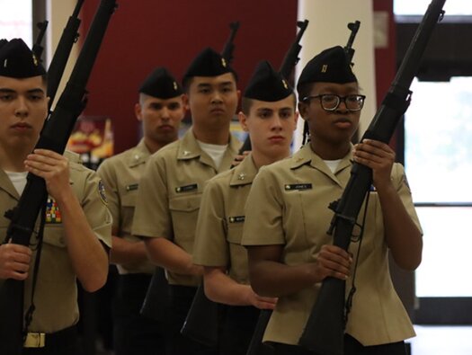 Katy ISD&rsquo;s Navy JROTC Unit based at Mayde Creek High School took third place honors during state competition in February.