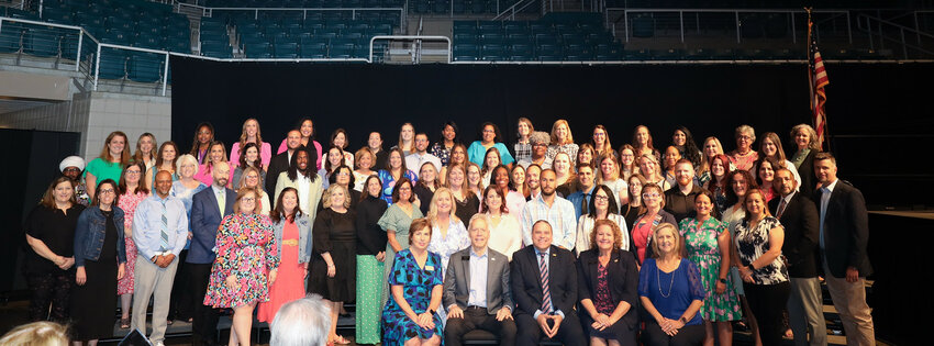 On April 16, Katy ISD honored more than 30 employees at an &ldquo;Of the Year: reception at the Merrell Center, 6301 S. Stadium Drive in Katy.