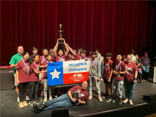 Students from Beckendorff Junior High were named state champions in the middle school category, or Division B, at the state Science Olympiad competition in April at Texas A&amp;M University, rebounding from a third-place finish last year.