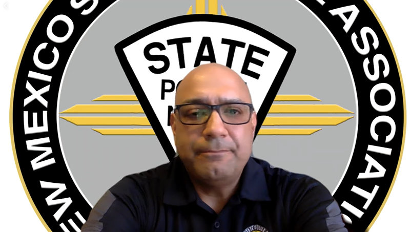 Sgt. Jose Carrasco with the New Mexico State Police Association
